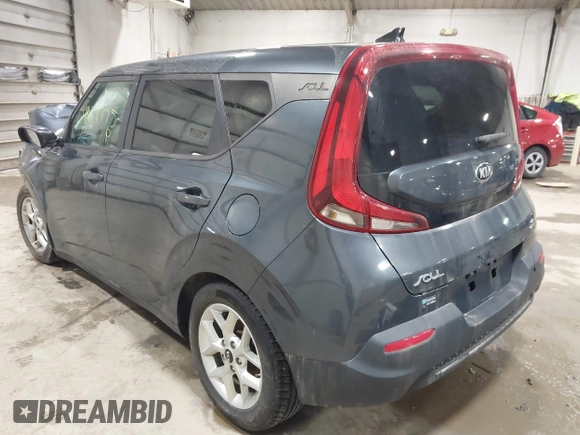 2020 Kia Soul LX with VIN KNDJ23AU4L7056682, listed as a IAAI auction lot 41679775 with 85,531 mi miles. Bid and sale history available at carsss.com. Image 3.