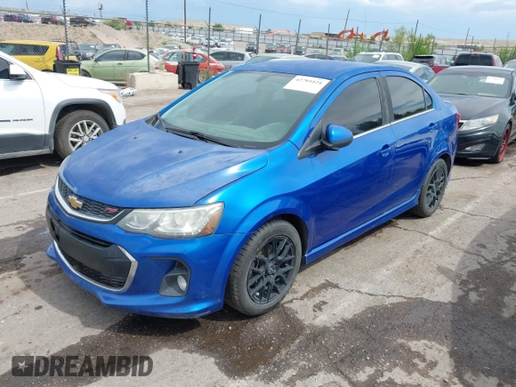 2017 Chevrolet Sonic LT with VIN 1G1JD5SH2H4162783, listed as a IAAI auction lot 42789424 with 136,835 mi miles and . Bid and sale history available at DreamBid. Image 2.
