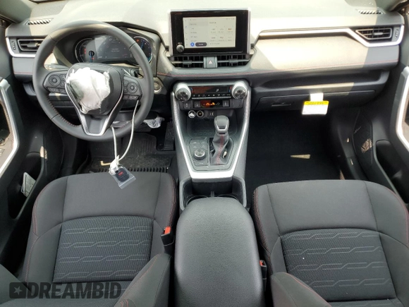 2025 Toyota RAV4 SE with VIN JTMCB3FV6SD255341, listed as a Copart auction lot 58902215 with 407 mi miles and Salvage title. Bid and sale history available at DreamBid. Image 8.
