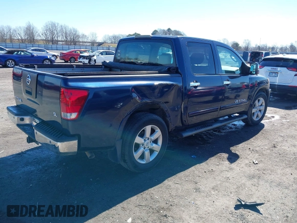 2011 Nissan Titan SV with VIN 1N6BA0ED7BN311347, listed as a IAAI auction lot 41634291 with 116,424 mi miles and . Bid and sale history available at DreamBid. Image 4.