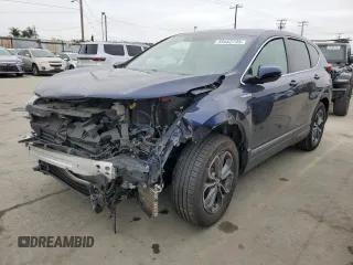 2021 Honda CR-V EX-L z VIN 7FART6H83ME000422, wystawiony jako Copart lot #55452735 z przebiegiem 46 843 mil mil oraz Szkoda całkowita • Salvage title. Historia ofert i sprzedaży dostępna na DreamBid. Obrazek 1.