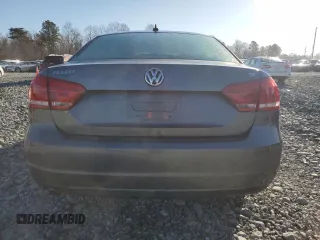 2013 Volkswagen Passat SE with VIN 1VWBH7A39DC080922, listed as a Copart auction lot 48491425 with 121,980 mi miles and Salvage title. Bid and sale history available at DreamBid. Image 6.