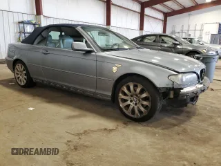 2006 BMW 3 Series 325Ci with VIN WBABW33496PX84554, listed as a Copart auction lot 72620374 with 179,291 mi miles and Salvage Title. Bid and sale history available at carsss.com. Image 4.