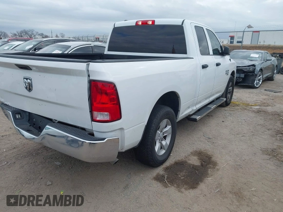 2021 Ram 1500 Tradesman with VIN 1C6RR6FG2MS506595, listed as a IAAI auction lot 41169146 with 43,726 mi miles and . Bid and sale history available at DreamBid. Image 4.