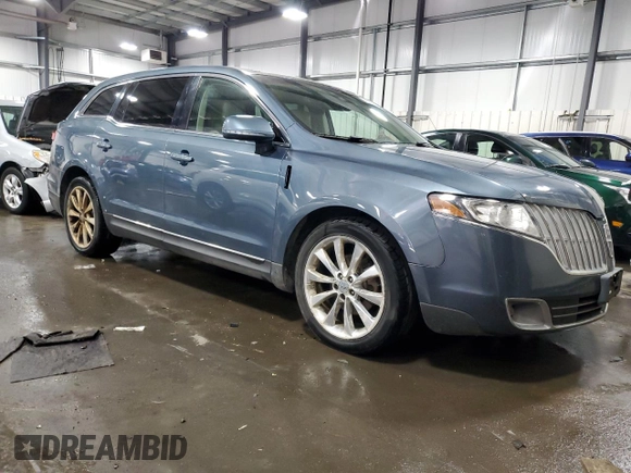 2010 Lincoln MKT EcoBoost with VIN 2LMHJ5AT5ABJ22472, listed as a Copart auction lot 49413335 with 208,716 mi miles and Salvage Title. Bid and sale history available at DreamBid. Image 4.