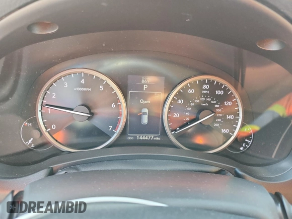 2017 Lexus NX 200t with VIN JTJYARBZ3H2052509, listed as a Copart auction lot 61944605 with 144,477 mi miles and Salvage title. Bid and sale history available at DreamBid. Image 9.