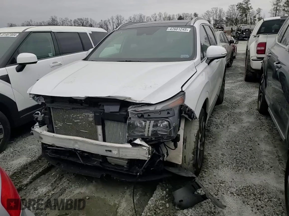2022 Hyundai Santa Fe Calligraphy with VIN 5NMS54AL8NH394073, listed as a Copart auction lot 42601245 with 26,207 mi miles and Salvage Title. Bid and sale history available at carsss.com. Image 12.