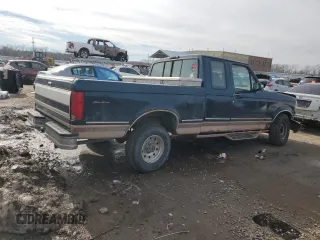 1995 Ford F-150 with VIN 1FTEX15N5SKA70760, listed as a Copart auction lot 43727735 with 295,723 mi miles and Salvage Title. Bid and sale history available at carsss.com. Image 3.