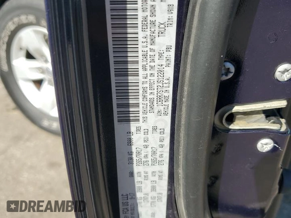 2018 Ram 1500 Tradesman z VIN 1C6RR7ST2JS122014, wystawiony jako Copart lot #76448874 z przebiegiem 108 549 mil mil oraz Szkoda całkowita • Salvage title. Historia ofert i sprzedaży dostępna na DreamBid. Obrazek 12.