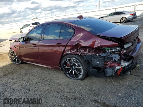 2021 BMW M5 z VIN WBS83CH0XMCH08885, wystawiony jako Copart lot #39373083 z przebiegiem Nie podano mil oraz . Historia ofert i sprzedaży dostępna na DreamBid. Obrazek 2.