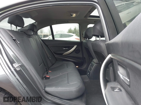 2018 BMW 3 Series 320i xDrive with VIN WBA8E5G53JNV02912, listed as a IAAI auction lot 41728125 with 108,916 mi miles. Bid and sale history available at carsss.com. Image 8.