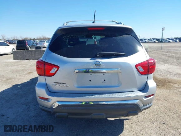 2018 Nissan Pathfinder SV with VIN 5N1DR2MN4JC607605, listed as a IAAI auction lot 41691163 with 99,069 mi miles. Bid and sale history available at carsss.com. Image 16.