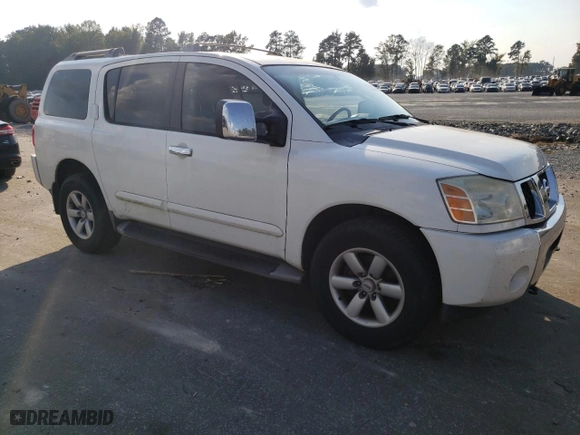 2004 Nissan Pathfinder Armada SE with VIN 5N1AA08B44N743871, listed as a Copart auction lot 74800544 with 219682 miles and Salvage Title. Bid and sale history available at carsss.com. Image 4.