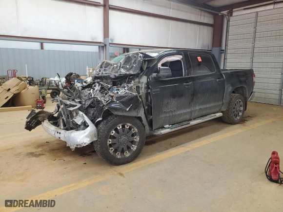 2014 Toyota Tundra 4WD Truck SR5 with VIN 5TFDW5F18EX351282, listed as a Copart auction lot 46852485 with NaN miles and Salvage Title. Bid and sale history available at carsss.com. Image 1.