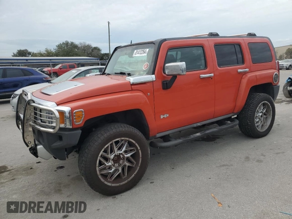 2008 Hummer H3 SUV with VIN 5GTEN13EX88174183, listed as a Copart auction lot 81412264 with 215,467 mi miles and Clean Title. Bid and sale history available at carsss.com. Image 1.
