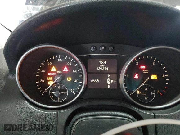 2010 Mercedes-Benz M 350 with VIN 4JGBB2FB6AA619619, listed as a Copart auction lot 46756455 with 129,274 mi miles and Clean Title. Bid and sale history available at DreamBid. Image 9.