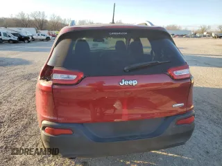 2017 Jeep Cherokee Latitude with VIN 1C4PJLCB4HW518311, listed as a Copart auction lot 41523405 with 62,344 mi miles and Salvage Title. Bid and sale history available at carsss.com. Image 6.