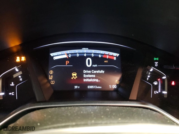 2019 Honda CR-V EX-L with VIN 7FARW2H8XKE017148, listed as a Copart auction lot 38623024 with 38,513 mi miles and Salvage Title. Bid and sale history available at carsss.com. Image 9.