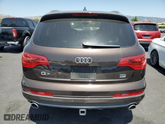 2013 Audi Q7 Premium Plus z VIN WA1LMAFEXDD013454, wystawiony jako Copart lot #61306685 z przebiegiem 171 387 mil mil oraz Czysty tytuł • Clean title. Historia ofert i sprzedaży dostępna na DreamBid. Obrazek 6.