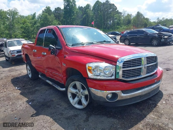 2007 Dodge Ram 1500 Laramie with VIN 1D7HU18297S101514, listed as a IAAI auction lot 39261967 with 148,524 mi miles. Bid and sale history available at carsss.com. Image 1.