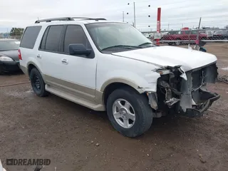 2009 Ford Expedition Eddie Bauer with VIN 1FMFU17519LA14373, listed as a IAAI auction lot 41391750 with 186,010 mi miles. Bid and sale history available at carsss.com. Image 1.