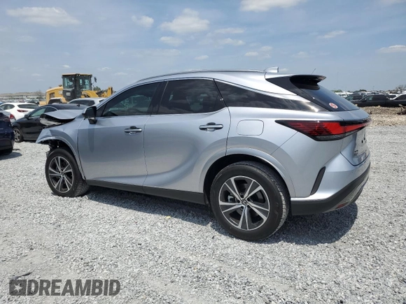 2025 Lexus RX with VIN JTJCHMAA7S2022313, listed as a Copart auction lot 54228305 with 1,886 mi miles and Salvage Title. Bid and sale history available at carsss.com. Image 2.