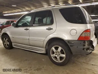 2005 Mercedes-Benz M-Class 3.7L with VIN 4JGAB57E15A563214, listed as a Copart auction lot 83582734 with 150,872 mi miles and Salvage Title. Bid and sale history available at carsss.com. Image 2.