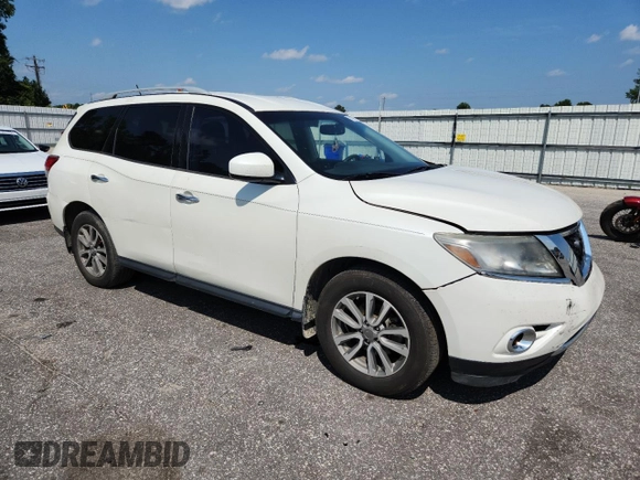 2016 Nissan Pathfinder S with VIN 5N1AR2MN8GC661680, listed as a Copart auction lot 59796815 with 162,104 mi miles and Salvage title. Bid and sale history available at DreamBid. Image 4.