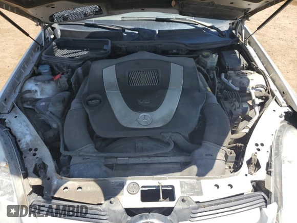 2007 Mercedes-Benz SLK-Class 3.5L with VIN WDBWK56F47F145383, listed as a Copart auction lot 59658234 with 106,491 mi miles and Salvage Title. Bid and sale history available at carsss.com. Image 13.