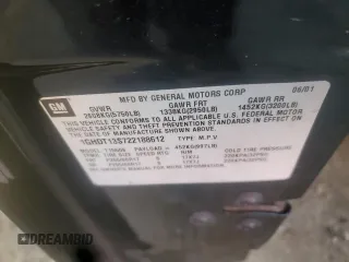 2002 Oldsmobile Bravada z VIN 1GHDT13S722188612, wystawiony jako Copart lot #42630795 z przebiegiem 171 303 mil mil oraz Szkoda całkowita • Salvage title. Historia ofert i sprzedaży dostępna na DreamBid. Obrazek 12.