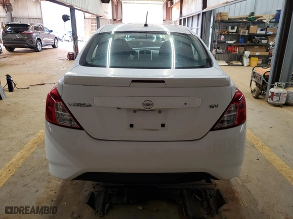 2019 Nissan Versa Sedan SV with VIN 3N1CN7AP1KL855334, listed as a Copart auction lot 43180095 with 138,950 mi miles and Salvage Title. Bid and sale history available at carsss.com. Image 6.