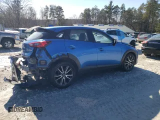 2017 Mazda CX-3 Touring with VIN JM1DKFC71H0149617, listed as a Copart auction lot 43625215 with 71,828 mi miles and Salvage Title. Bid and sale history available at DreamBid. Image 3.