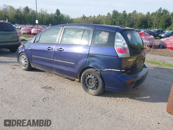 2007 Mazda 5 Touring with VIN JM1CR29L470148030, listed as a IAAI auction lot 42196916 with 347,064 mi miles and . Bid and sale history available at DreamBid. Image 3.