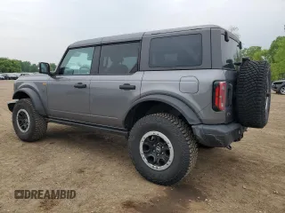 2023 Ford Bronco с VIN 1FMEE5DP8PLB53323, выставлен на аукционе Copart как лот 60020625 с пробегом 23 987 миль миль и Списание • Salvage title. История ставок и продаж доступна на DreamBid. Изображение 2.