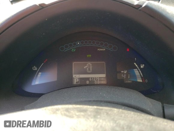 2017 Nissan LEAF SL with VIN 1N4BZ0CP0HC305554, listed as a Copart auction lot 66279883 with 61,279 mi miles and . Bid and sale history available at DreamBid. Image 9.