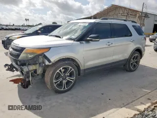 2014 Ford Explorer Sport with VIN 1FM5K8GT4EGC22288, listed as a Copart auction lot 60754855 with 184,466 mi miles and Salvage title. Bid and sale history available at DreamBid. Image 1.