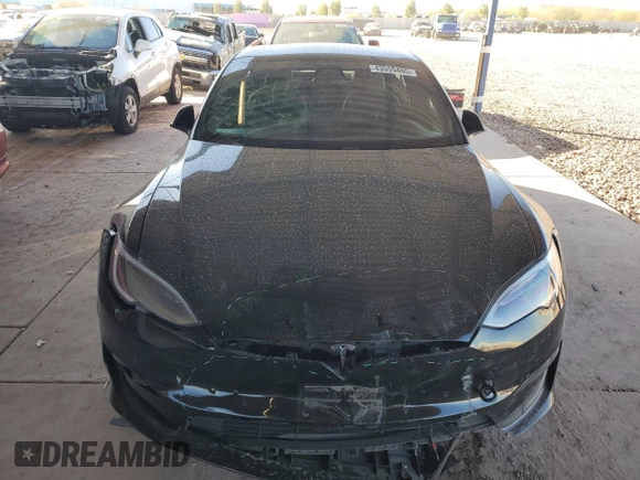 2022 Tesla Model S with VIN 5YJSA1E51NF464763, listed as a Copart auction lot 43559465 with 36,079 mi miles and Salvage title. Bid and sale history available at DreamBid. Image 5.
