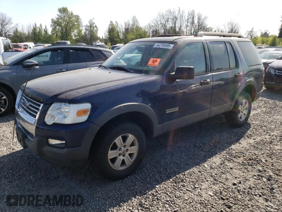 2006 Ford Explorer XLT with VIN 1FMEU73E96UA51679, listed as a Copart auction lot 54276995 with 185,074 mi miles and Clean Title. Bid and sale history available at carsss.com. Image 1.