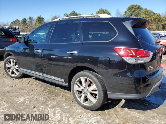 2013 Nissan Pathfinder S with VIN 5N1AR2MM8DC652237, listed as a Copart auction lot 44797235 with 136,219 mi miles and Clean Title. Bid and sale history available at carsss.com. Image 2.