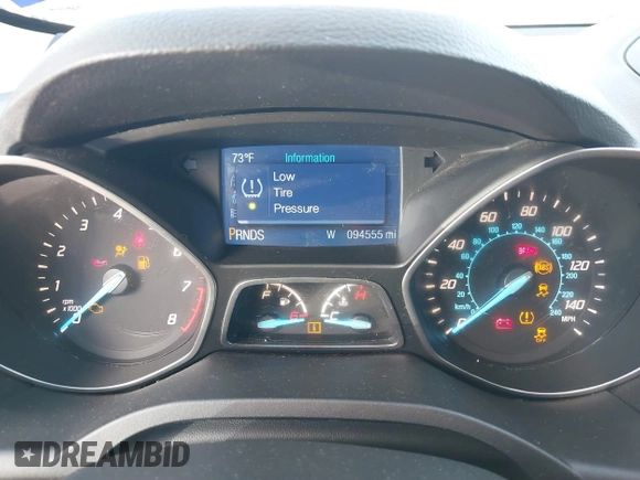 2015 Ford Escape S with VIN 1FMCU0F75FUA90975, listed as a IAAI auction lot 41784760 with 94,555 mi miles. Bid and sale history available at carsss.com. Image 7.