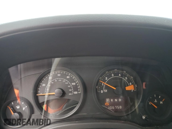 2015 Jeep Compass Sport with VIN 1C4NJCBA7FD190830, listed as a Copart auction lot 55648455 with 106,758 mi miles and Salvage Title. Bid and sale history available at carsss.com. Image 9.