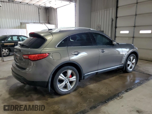 2009 Infiniti FX with VIN JNRAS18WX9M153861, listed as a Copart auction lot 64962495 with 257,999 mi miles and Salvage title. Bid and sale history available at DreamBid. Image 3.