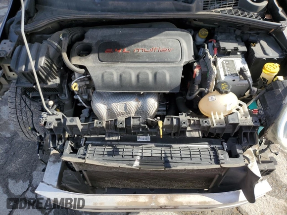 2017 FIAT 500X Urbana Edition with VIN ZFBCFXCB6HP590244, listed as a Copart auction lot 42720365 with 107,748 mi miles and Salvage title. Bid and sale history available at DreamBid. Image 11.