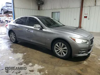 2017 Infiniti Q50 2.0t with VIN JN1CV7AP6HM642569, listed as a Copart auction lot 47852195 with 78,921 mi miles and Salvage Title. Bid and sale history available at carsss.com. Image 4.
