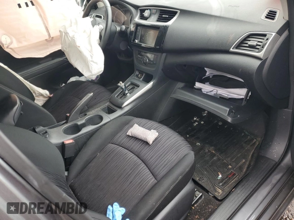 2019 Nissan Sentra SV with VIN 3N1AB7AP7KY401723, listed as a Copart auction lot 48760795 with Not Provided miles and Salvage Title. Bid and sale history available at DreamBid. Image 8.