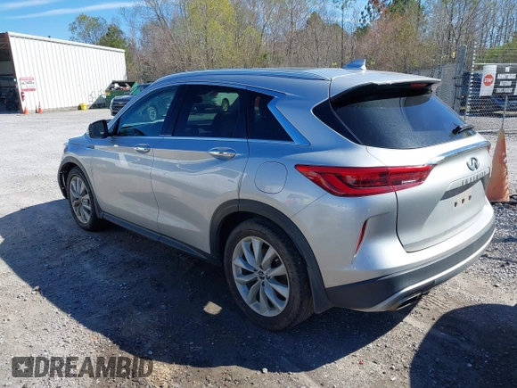 2019 Infiniti QX50 Essential with VIN 3PCAJ5M19KF122135, listed as a IAAI auction lot 41722309 with 145,920 mi miles and . Bid and sale history available at DreamBid. Image 3.