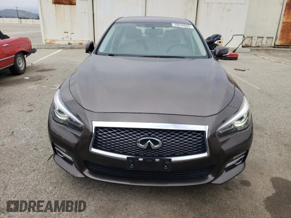 2017 Infiniti Q50 Sport with VIN JN1EV7AP9HM743324, listed as a Copart auction lot 59636665 with 67,908 mi miles and Salvage title. Bid and sale history available at DreamBid. Image 5.