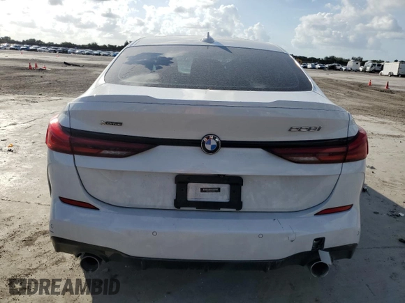 2020 BMW 2 Series 228i xDrive with VIN WBA73AK06L7F72999, listed as a Copart auction lot 84939604 with 38,259 mi miles and Non Repairable. Bid and sale history available at DreamBid. Image 6.