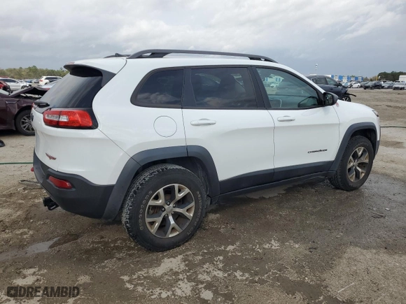 2017 Jeep Cherokee Trailhawk with VIN 1C4PJMBS8HW569205, listed as a Copart auction lot 47646135 with 113,353 mi miles and Salvage Title. Bid and sale history available at carsss.com. Image 3.