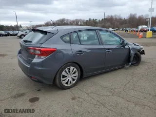 2022 Subaru Impreza with VIN 4S3GTAB61N3709801, listed as a Copart auction lot 53182765 with 33,656 mi miles and Salvage Title. Bid and sale history available at carsss.com. Image 3.